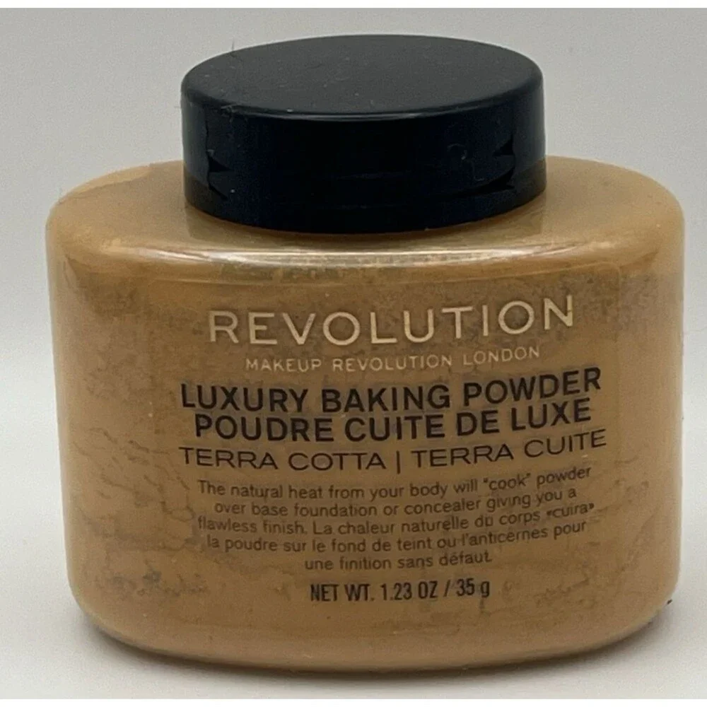 Revolution Makeup Luxury Baking Powder Terra Cotta 1.23 oz NEW